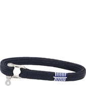Pig & Hen - Rope Bracelets - navy | zilver Vicious Vik